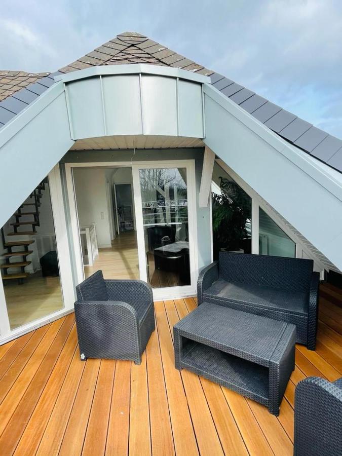 דירות דיסלדורף Luxury Rooftop Loft With River View 10Min To City מראה חיצוני תמונה