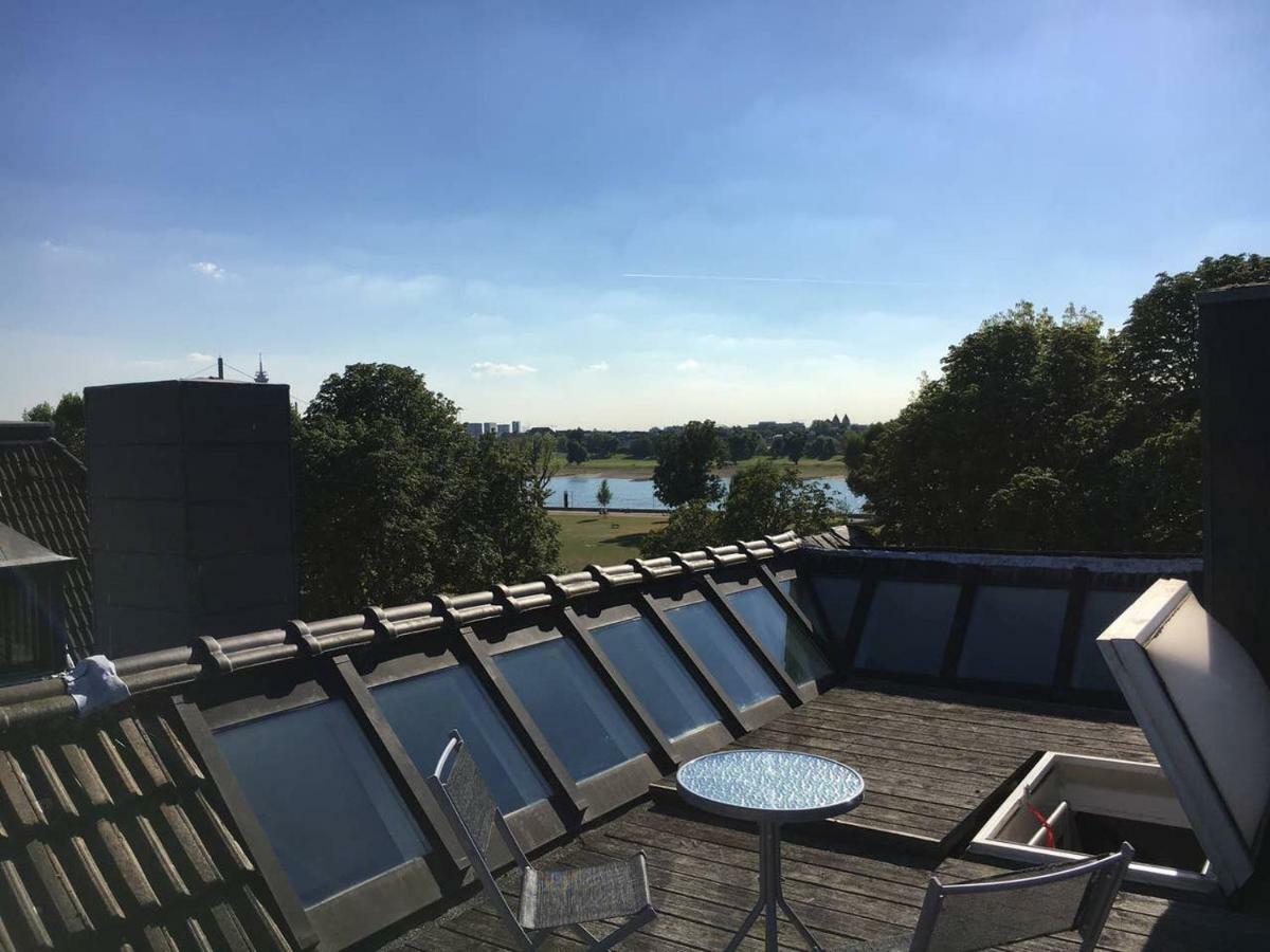 דירות דיסלדורף Luxury Rooftop Loft With River View 10Min To City מראה חיצוני תמונה